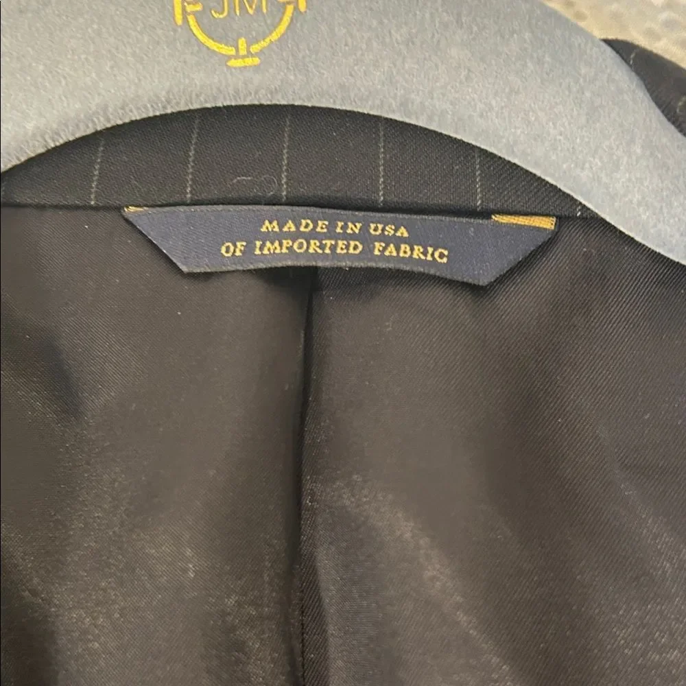 Brooks Brothers 100% Wool Makers and Merchants 1818 Black Pinstripe Blazer